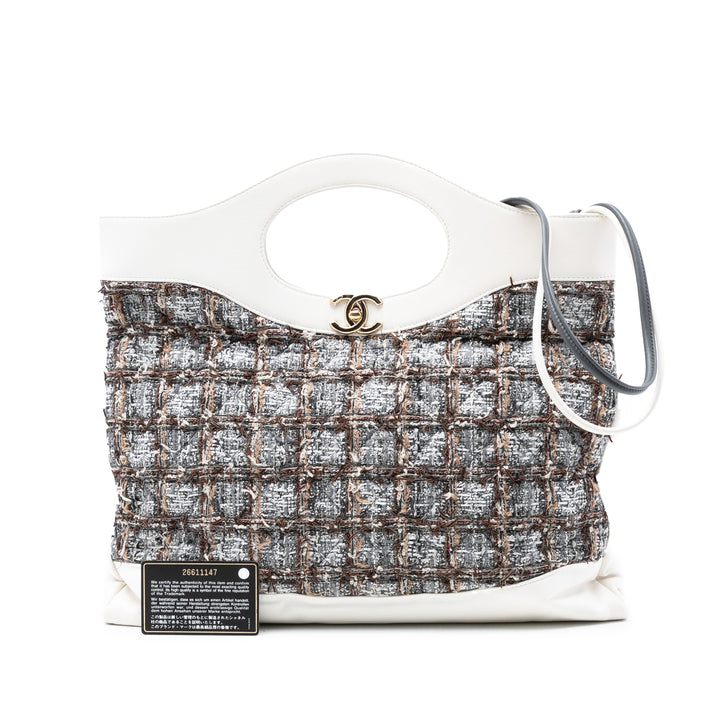 Chanel Large Tweed 31 Shopping Sac