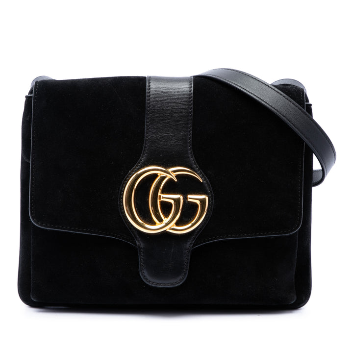 Gucci Sac bandoulière Arli Moyen Noir – vue principale – GABY PARIS