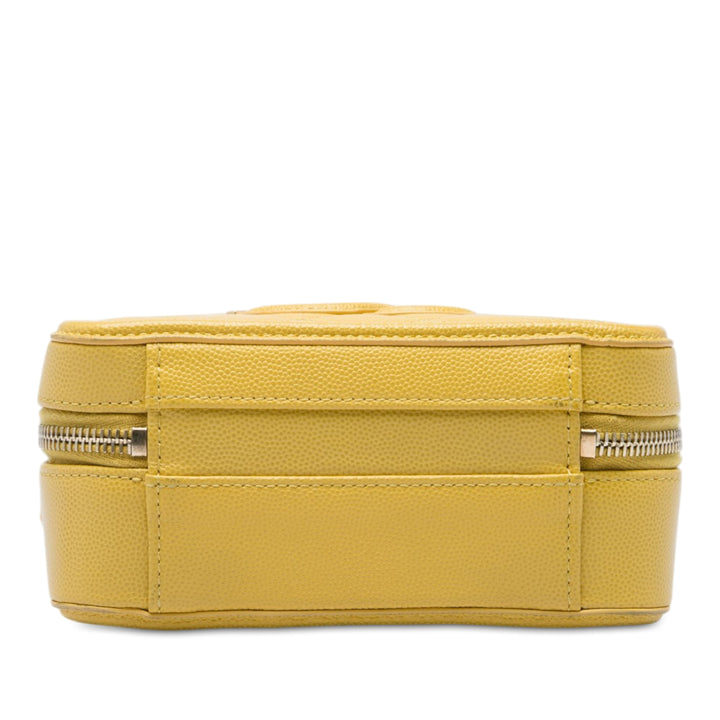 CC Filigree Vanity Petit Cuir caviar Jaune