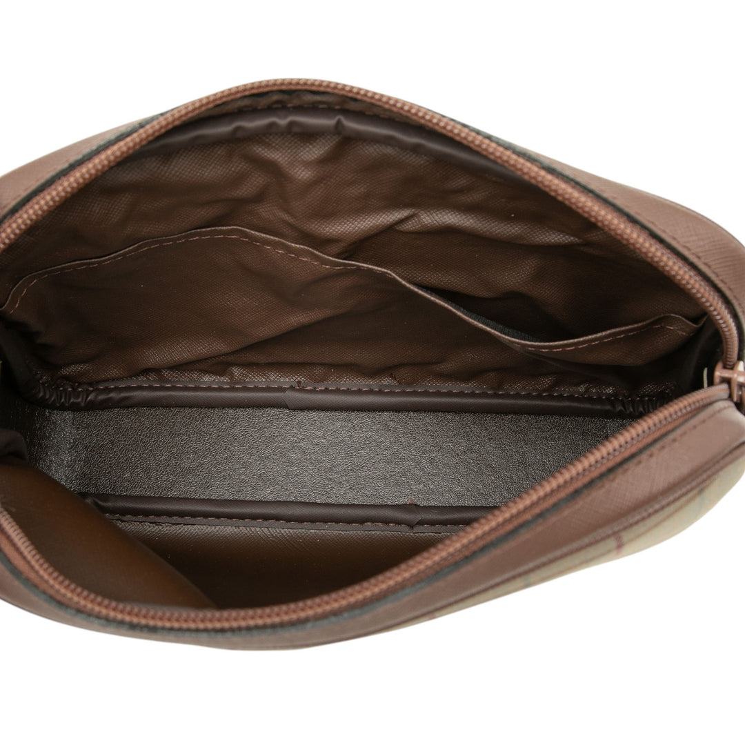Vintage Check Pochette Marron