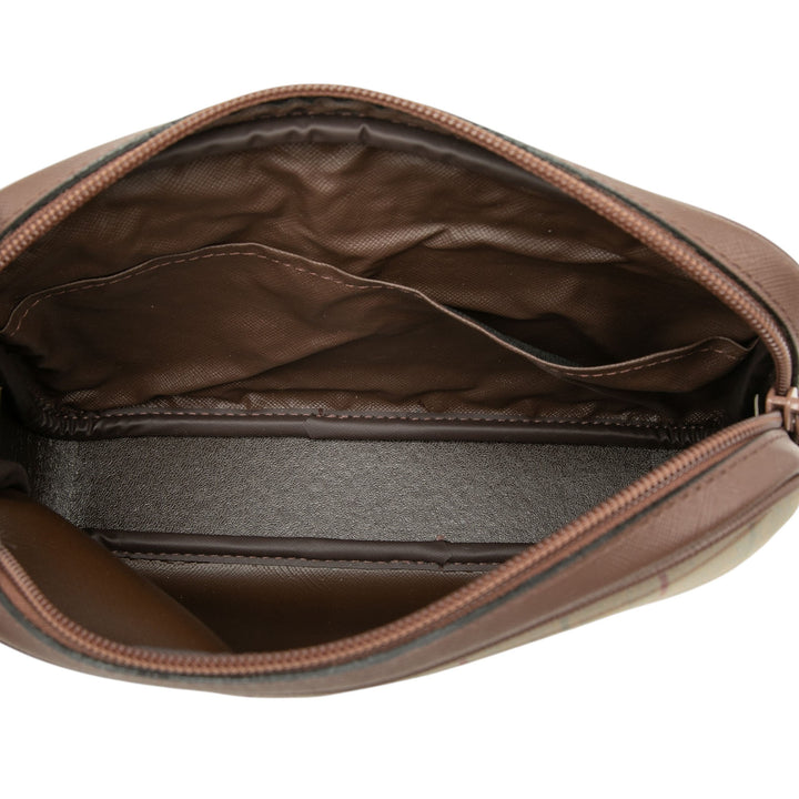 Vintage Check Pochette Marron