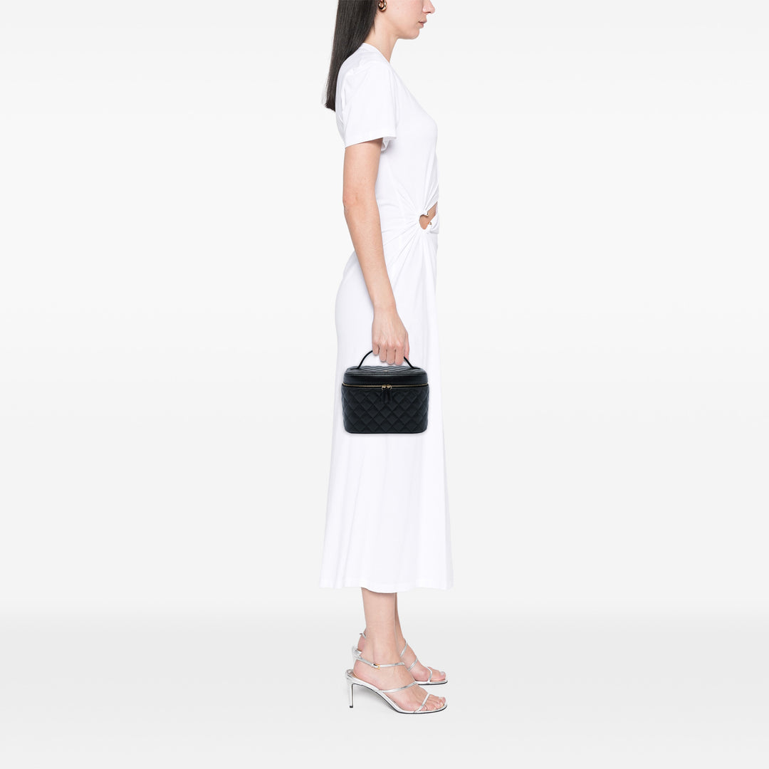 CC Matelassé Vanity Cuir caviar Noir