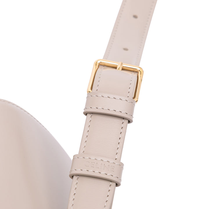 Classique Shiny Calfskin Triomphe Crossbody Brown - Gaby Paris