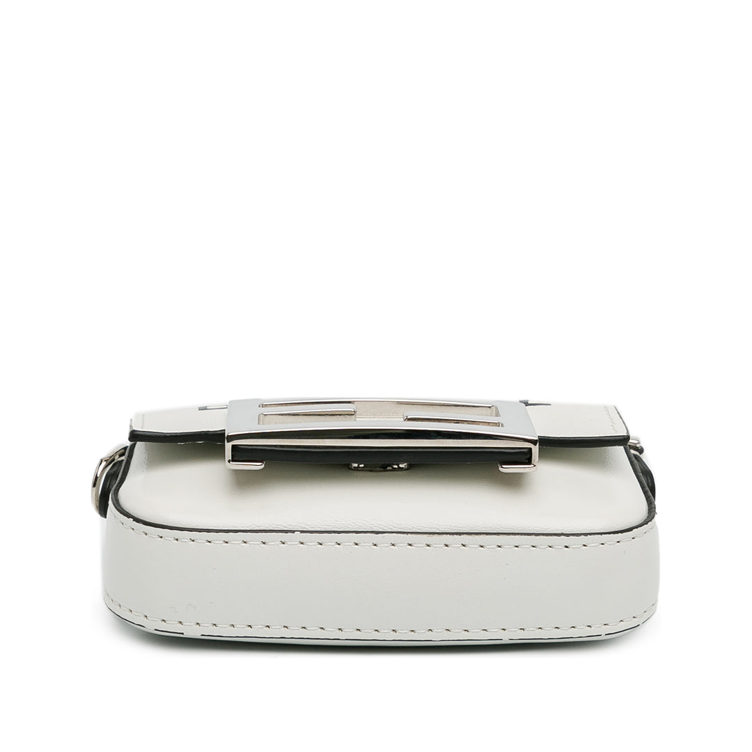 Nano Baguette Maxi Handle White - Gaby Paris