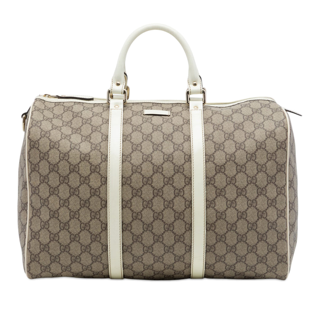 Gucci Sac à main Joy Boston GG Supreme Grand Blanc – vue principale – GABY PARIS