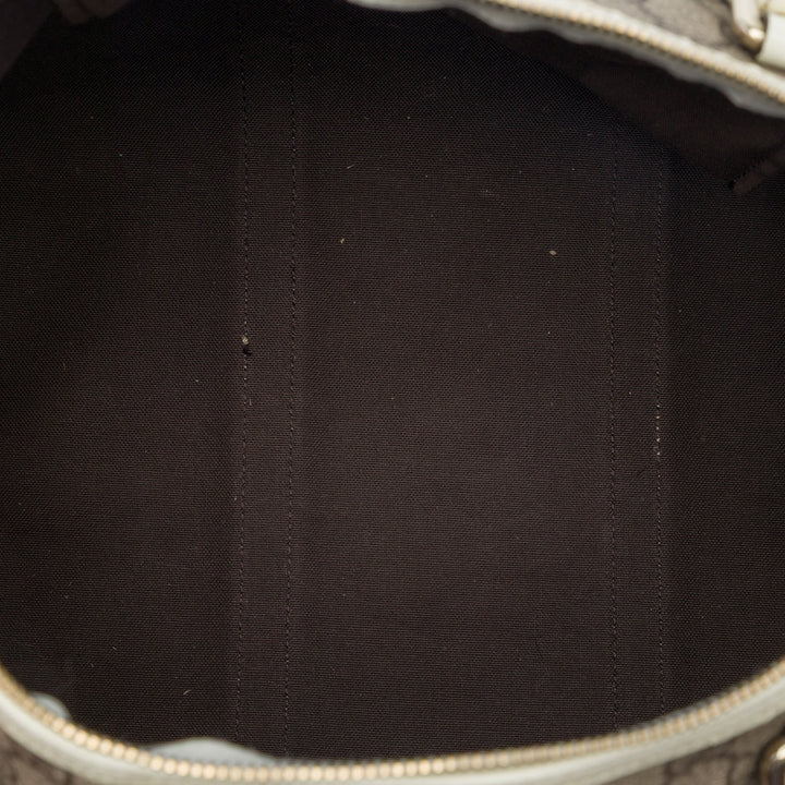 Gucci Sac à main Joy Boston GG Supreme Grand Blanc – vue 4 – GABY PARIS