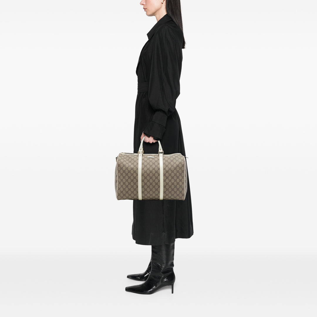 Gucci Sac à main Joy Boston GG Supreme Grand Blanc – vue 6 – GABY PARIS