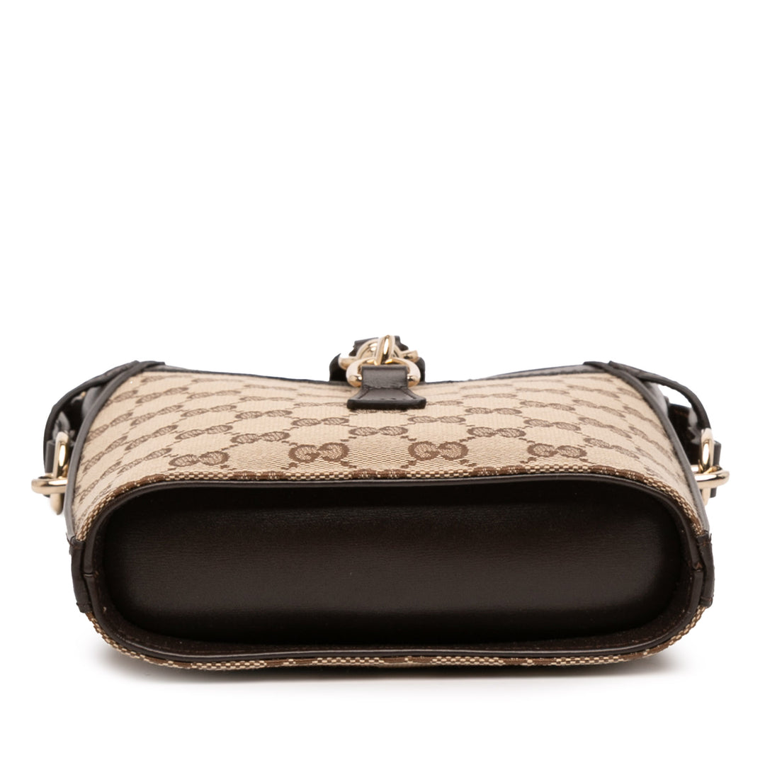 Gucci Mini GG Toile Web Bucket Sac