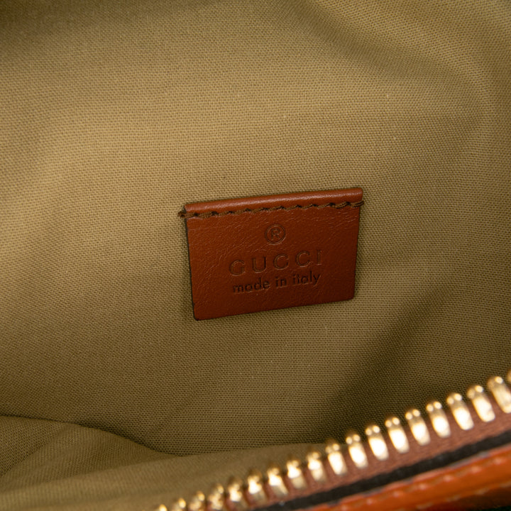 Canvas Web Belt Bag Brown - Gaby Paris