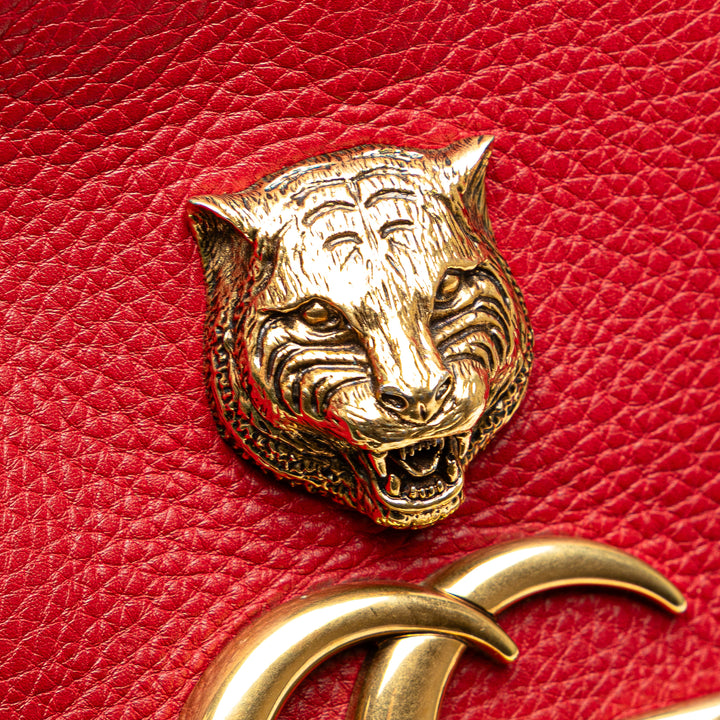 Gucci GG Marmont Cuir Animalier Sac porté croisé