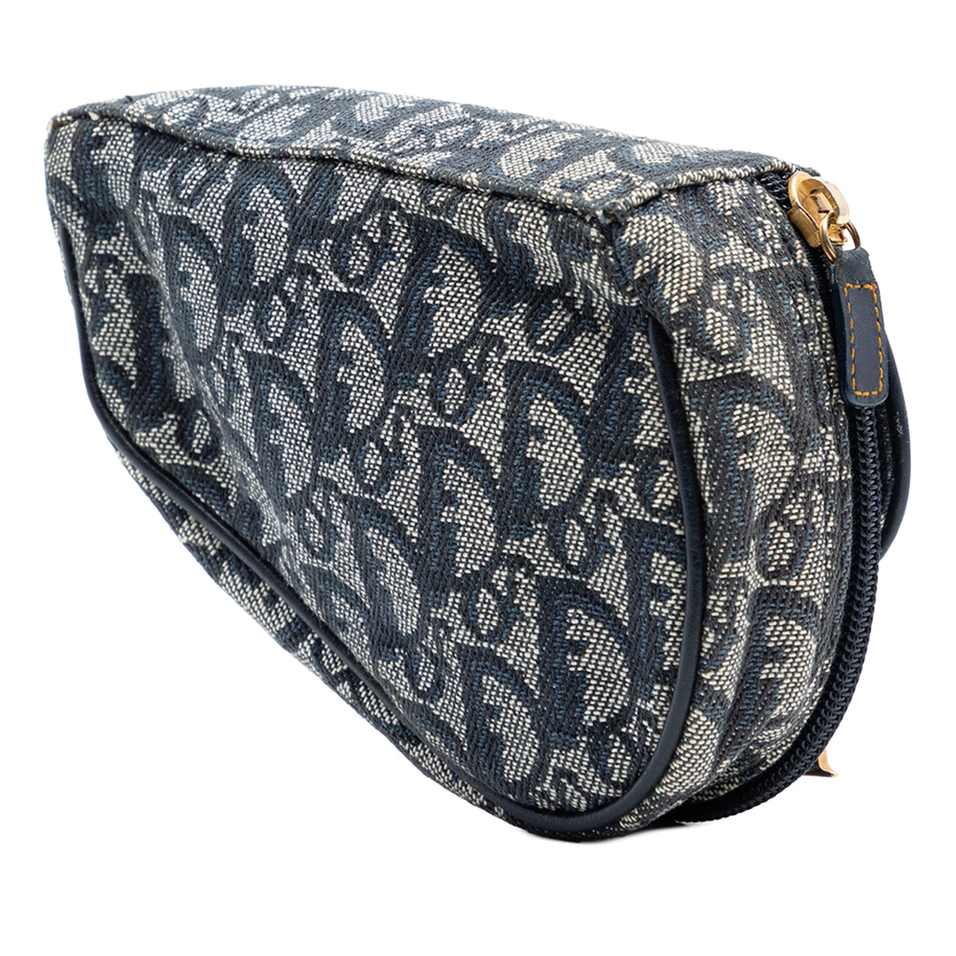 Dior Diorissimo Toile Saddle Pochette
