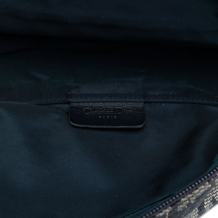 Dior Diorissimo Toile Saddle Pochette