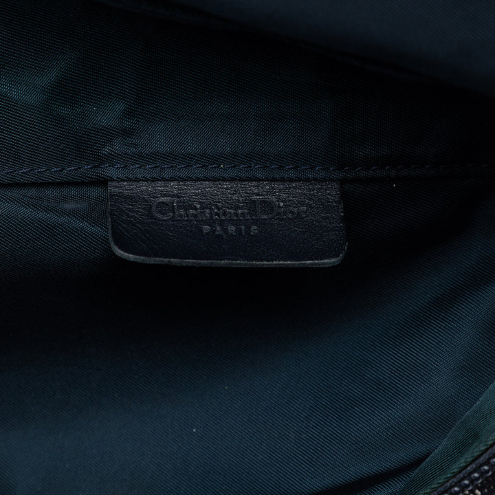 Dior Diorissimo Toile Saddle Pochette