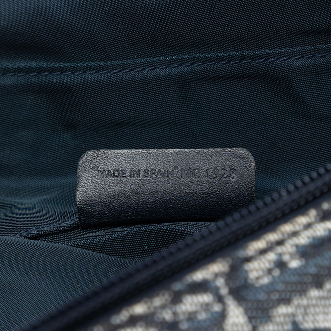 Dior Diorissimo Toile Saddle Pochette