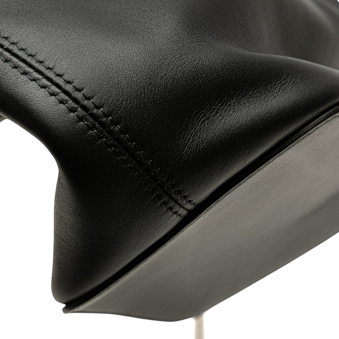 Bvlgari Cuir Serpenti Forever Bucket Bag Noir