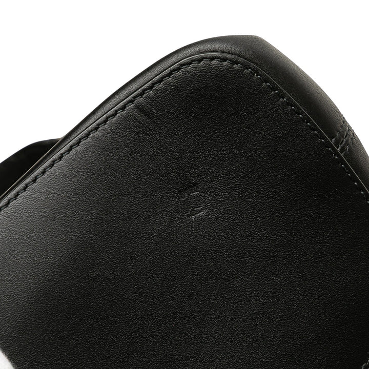 Bvlgari Cuir Serpenti Forever Bucket Bag Noir
