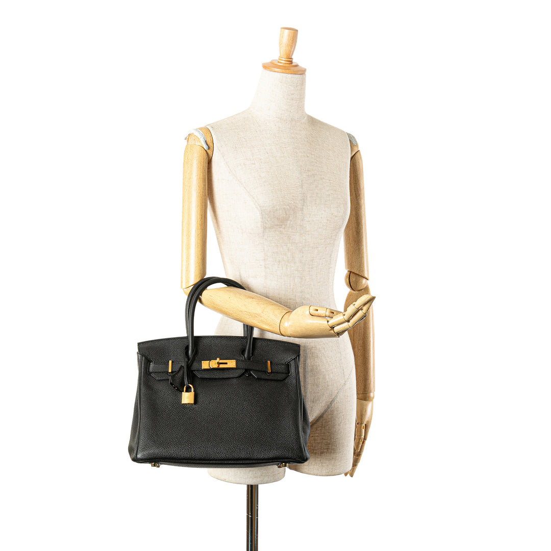 Togo Birkin Retourne 30 Black - Gaby Paris