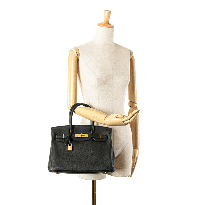 Togo Birkin Retourne 30 Black - Gaby Paris