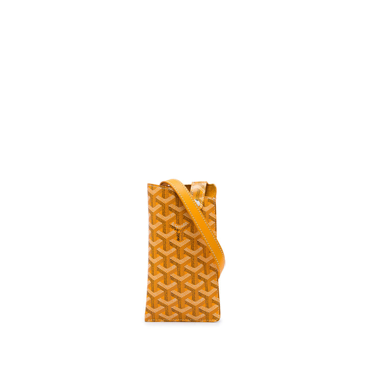 Goyard Étui Montmartre Glasses Goyardine GM Jaune – vue principale – GABY PARIS