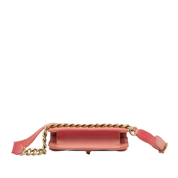 Caviar Sunset On The Sea Flap Belt Bag Pink - Gaby Paris