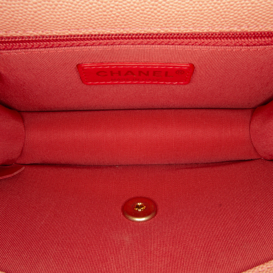 Caviar Sunset On The Sea Flap Belt Bag Pink - Gaby Paris
