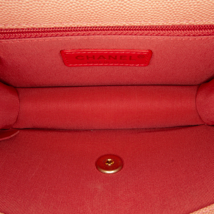 Caviar Sunset On The Sea Flap Belt Bag Pink - Gaby Paris