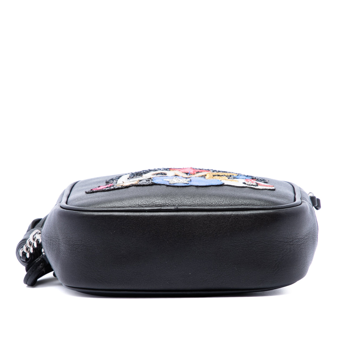 Saint Laurent Mini brodé Nappa Love Blogger Sac caméra