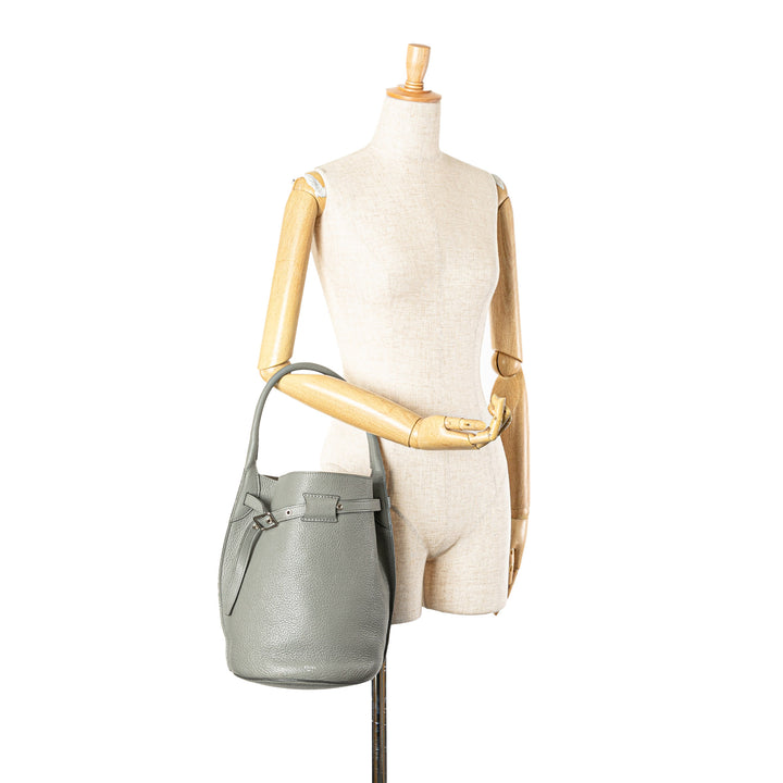 Celine Cuir Big Bag Bucket Marron