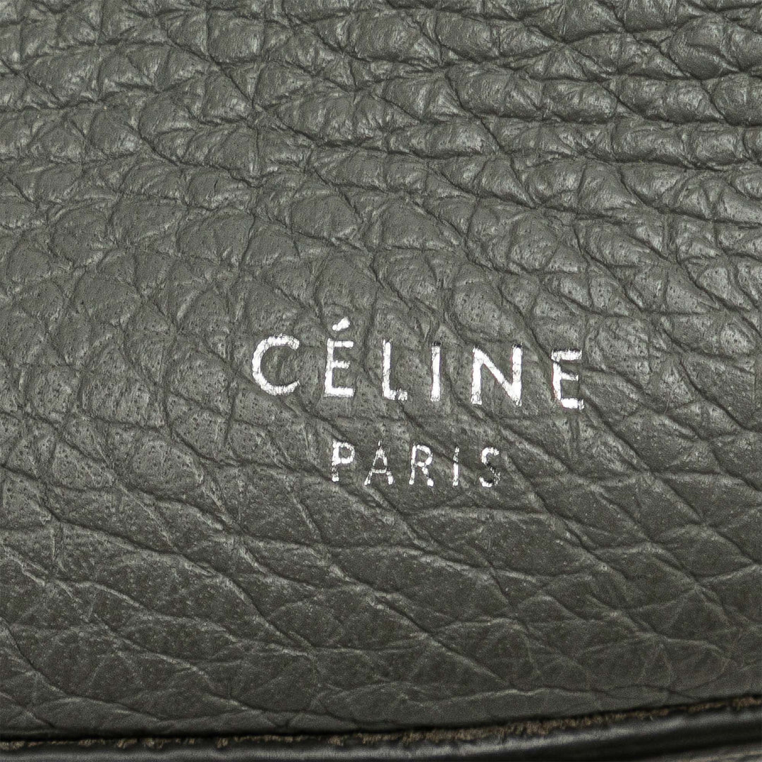 Celine Cuir Big Bag Bucket Marron