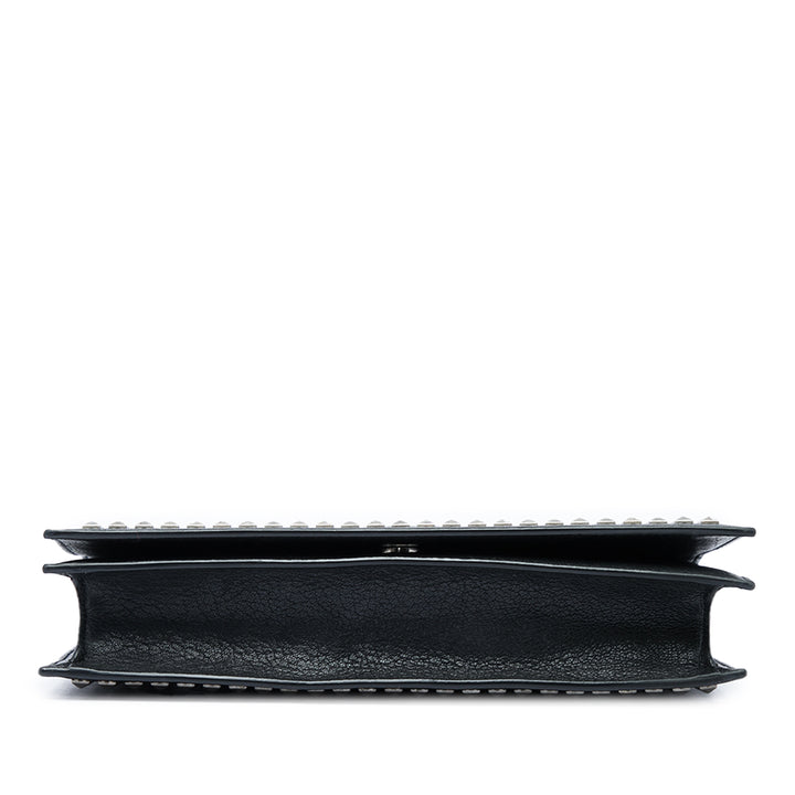 Saint Laurent Pochette clouté Noir – vue 3 – GABY PARIS