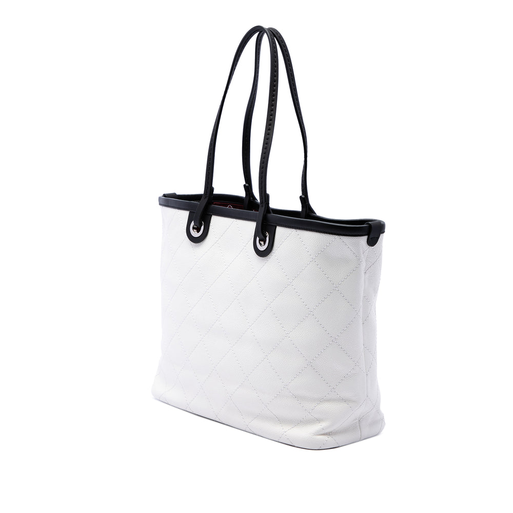 Chanel Cabas Matelassé Cabas Fever Cuir caviar Noir – vue 2 – GABY PARIS