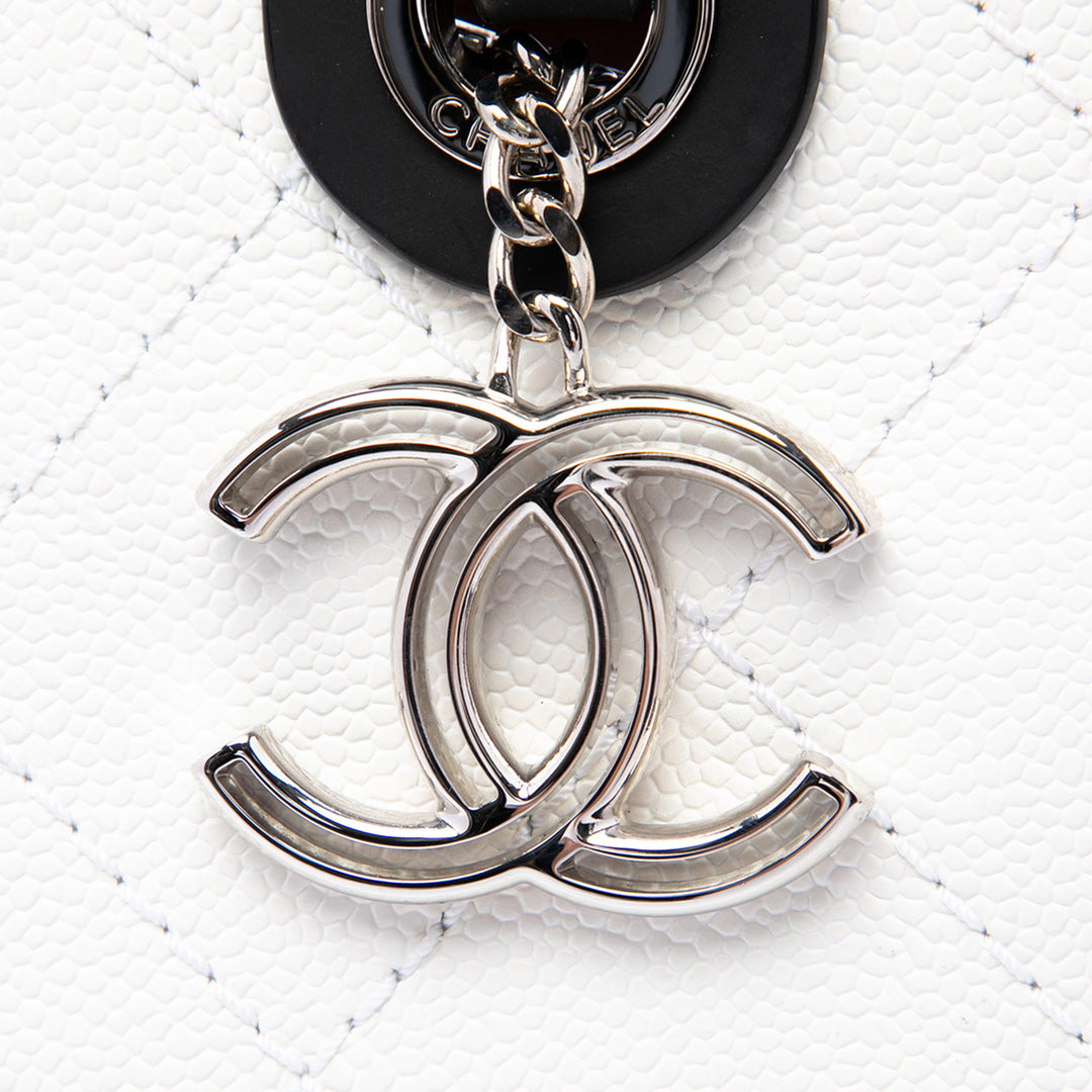 Chanel Cabas Matelassé Cabas Fever Cuir caviar Noir – vue 5 – GABY PARIS