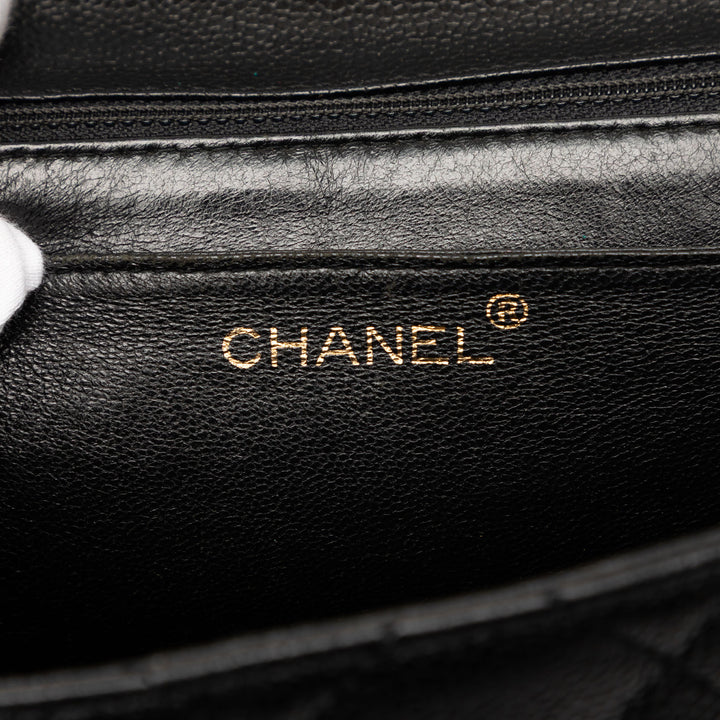 Chanel CC Matelassé Caviar Kelly sac à anse supérieure