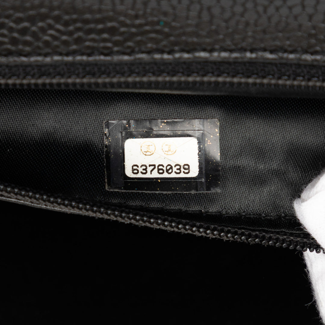 Chanel CC Matelassé Caviar Kelly sac à anse supérieure