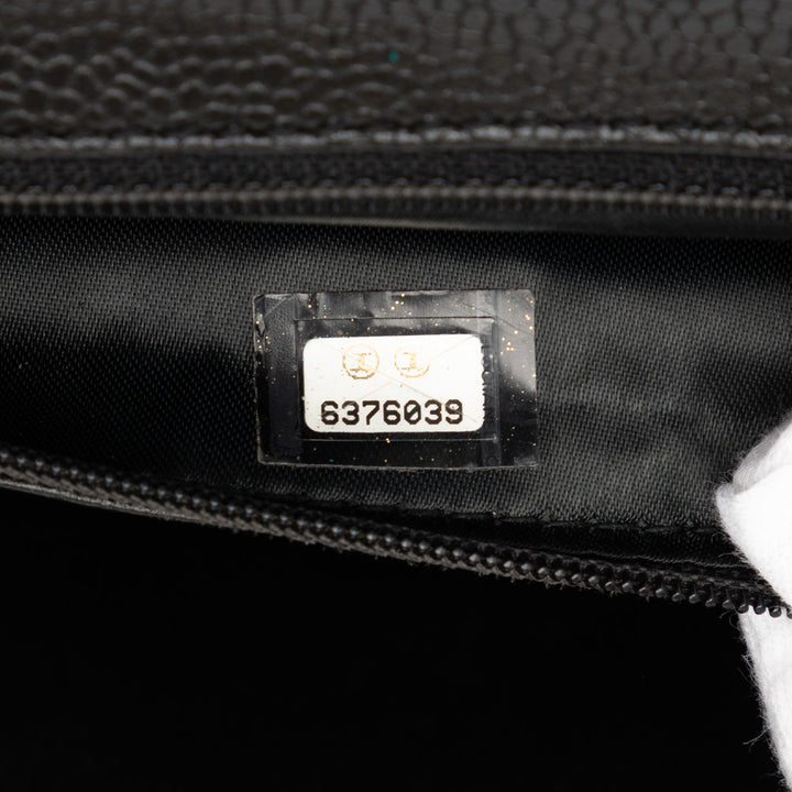 Chanel CC Matelassé Caviar Kelly sac à anse supérieure