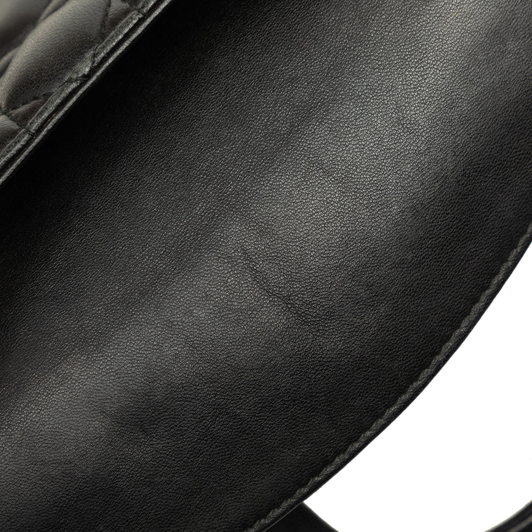 Dior Sac à main Lady Dior Cannage My ABCDior Petit Cuir d'agneau Noir – vue 6 – GABY PARIS