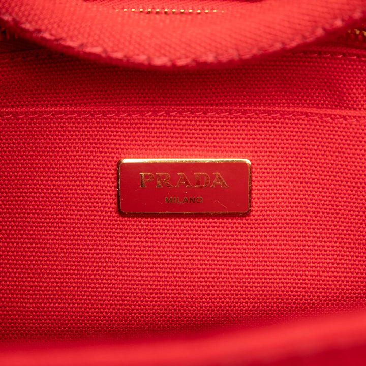 Prada Cabas Canapa Logo Petit Rouge – vue 5 – GABY PARIS