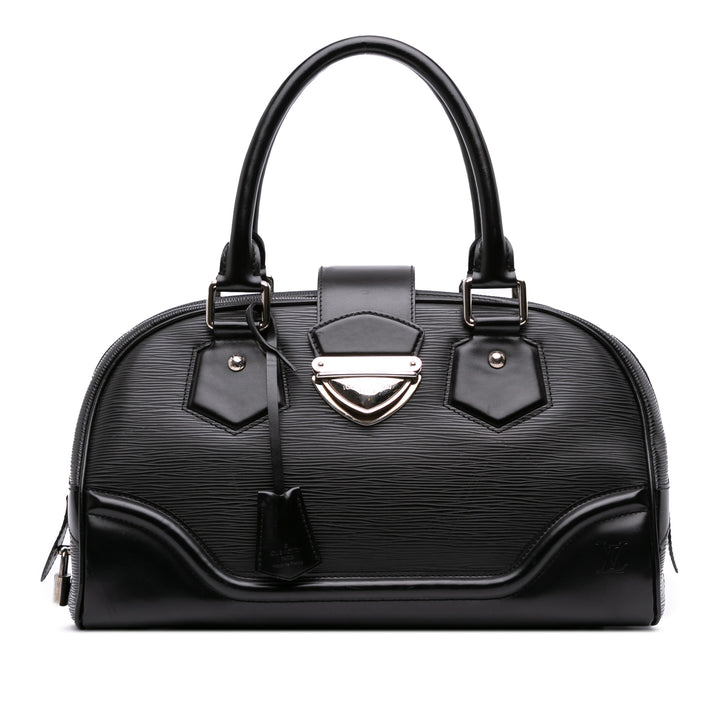 Louis Vuitton Epi Bowling Montaigne GM Noir