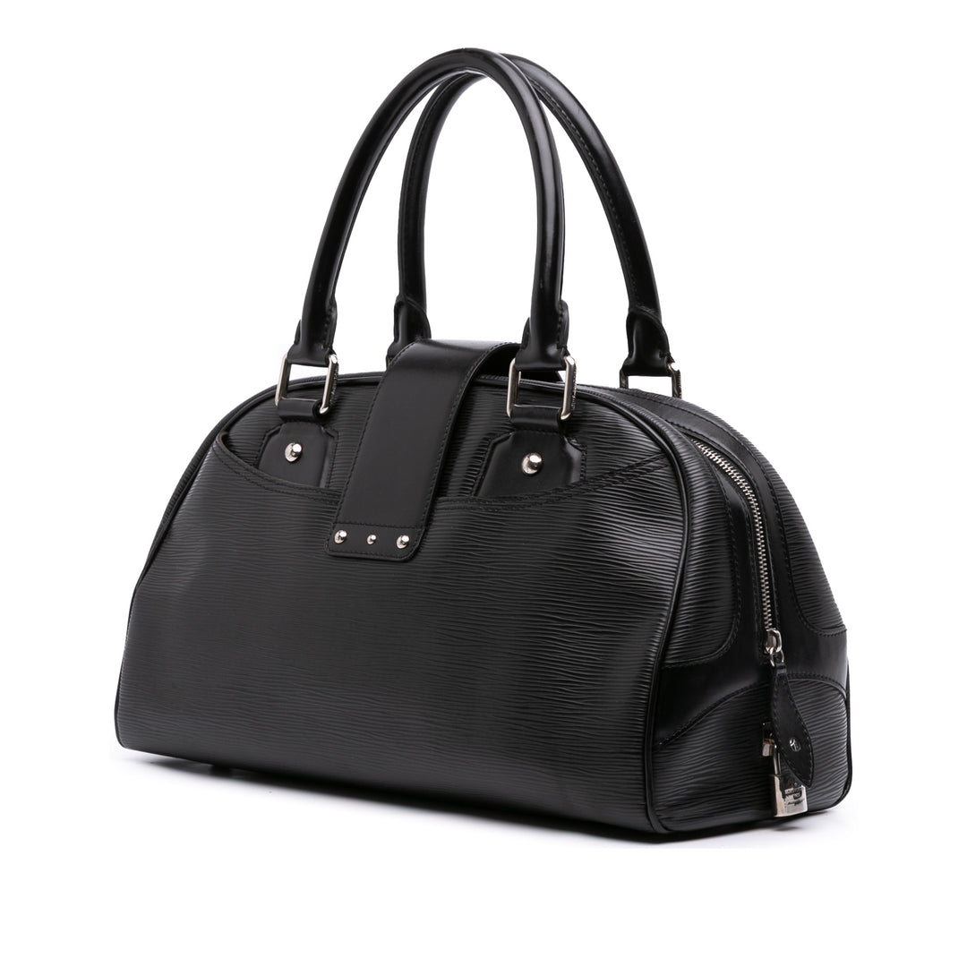 Louis Vuitton Epi Bowling Montaigne GM Noir