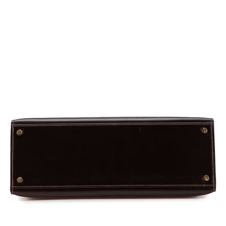 Box Calf Kelly Retourne 35 Brown - Gaby Paris