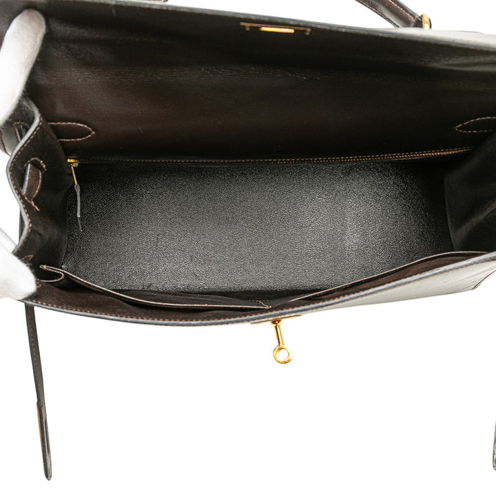 Box Calf Kelly Retourne 35 Brown - Gaby Paris