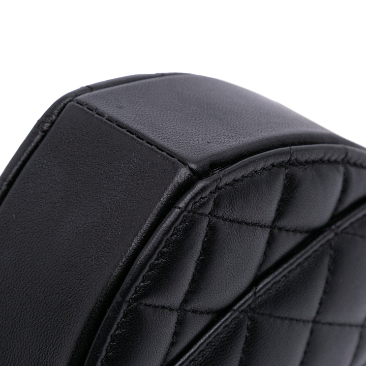 Mini Lambskin CC in Love Heart Crossbody Black - Gaby Paris