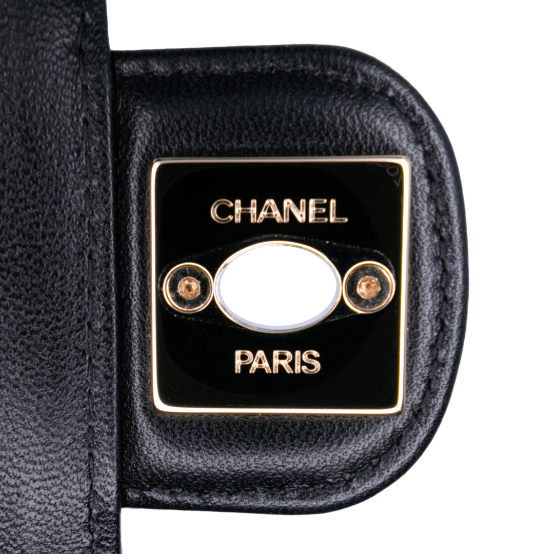 Mini Lambskin CC in Love Heart Crossbody Black - Gaby Paris