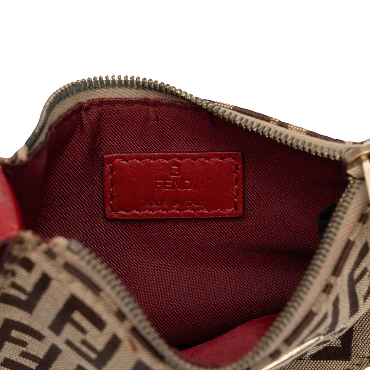 Fendi Sac à main Zucchino Half Moon Mini Beige – vue 5 – GABY PARIS
