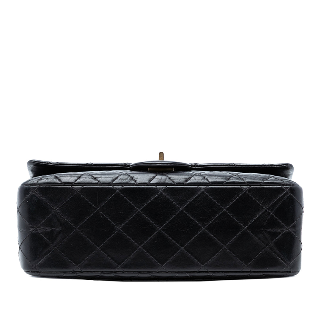 Chanel Matelassé vieilli Cuir de veau Reissue 2.55 Double rabat 225