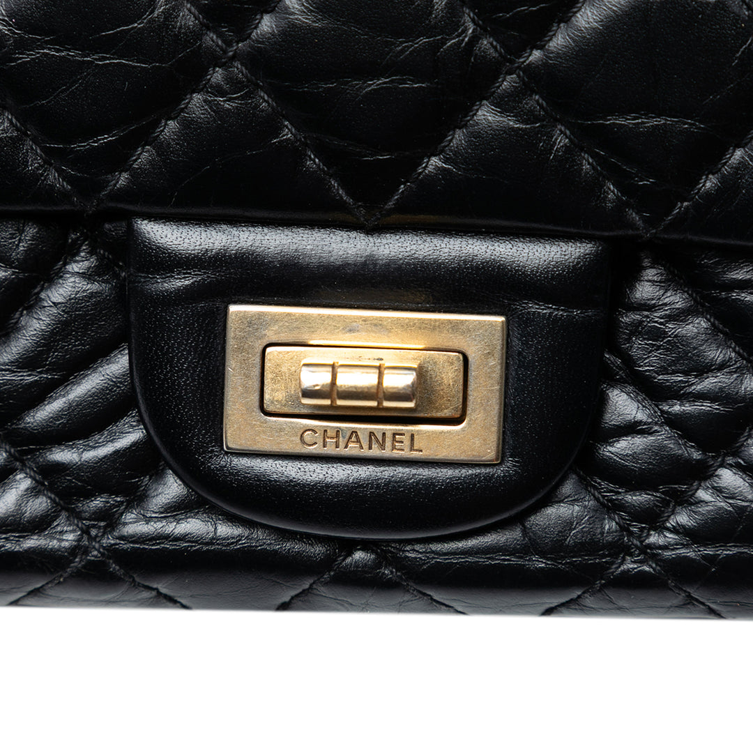 Chanel Matelassé vieilli Cuir de veau Reissue 2.55 Double rabat 225