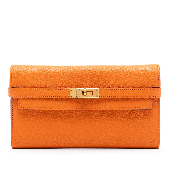 Hermès Chevre Mysore Kelly Longue Portefeuille