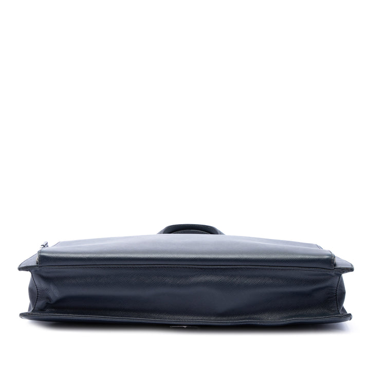 Prada Porte-documents Travel Saffiano Bleu – vue 3 – GABY PARIS