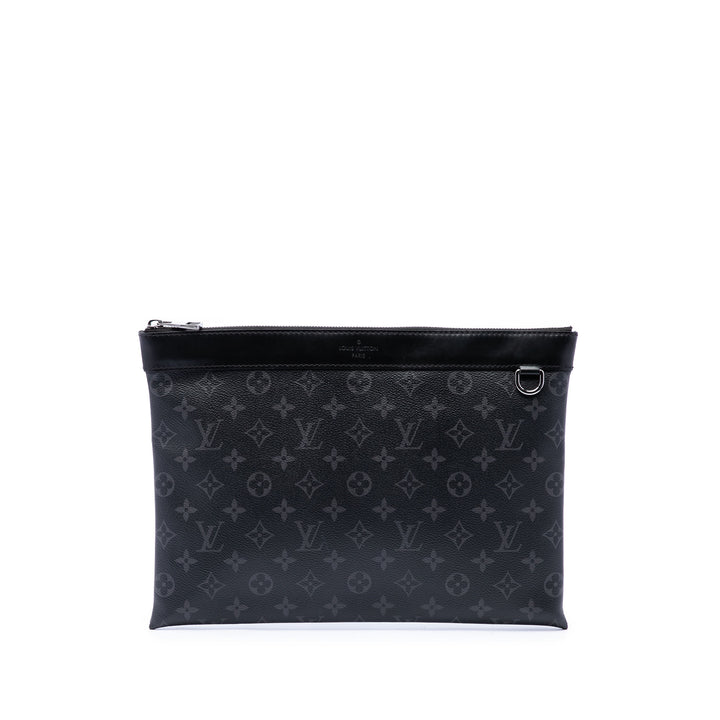 Louis Vuitton Discovery Pochette GM Monogram Eclipse Noir – vue principale – GABY PARIS