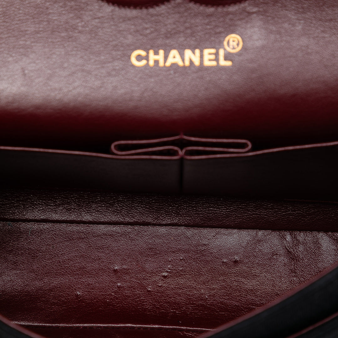 Chanel Medium Classic Jersey Bijoux Chain Double rabat